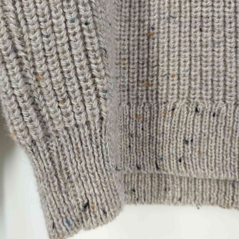 アランクラフト aran crafts 90s アイルランド製 ネップ ローゲージニット メンズ import:S